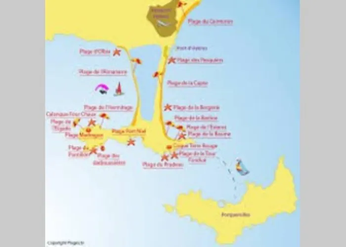 דירה La Tour Fondue Vue Grand T2 Face A Porquerolles Drap Serviette Non Fournis